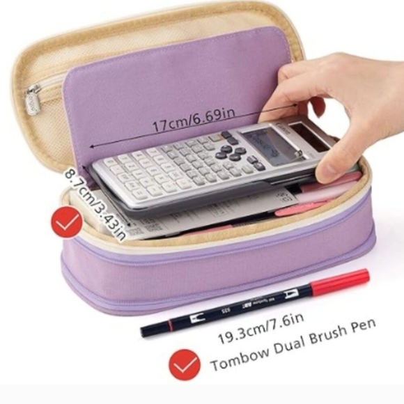 Purple and Cream Storage Case - Picture 6 of 6